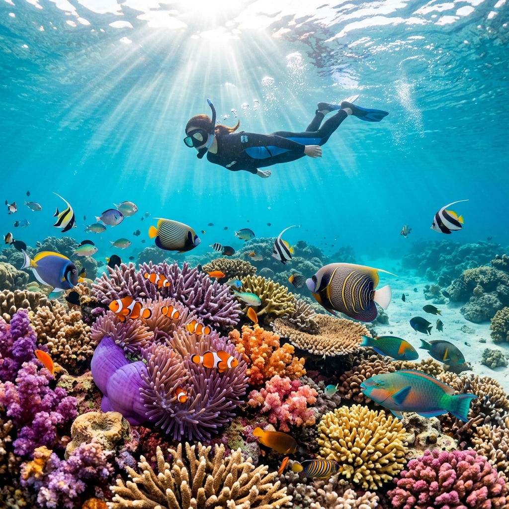 墾丁後壁湖浮潛珊瑚礁熱帶魚推薦